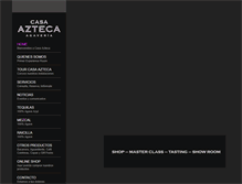 Tablet Screenshot of casazteca.com